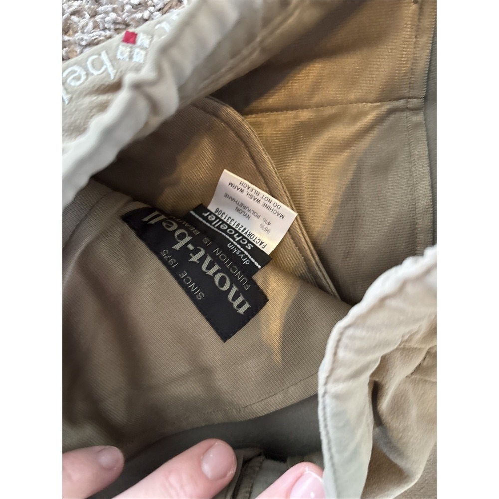 Mont-Bell schoeller guide pants size Medium M Nylon Blend hiking fishing Belted - Picture 3 of 6